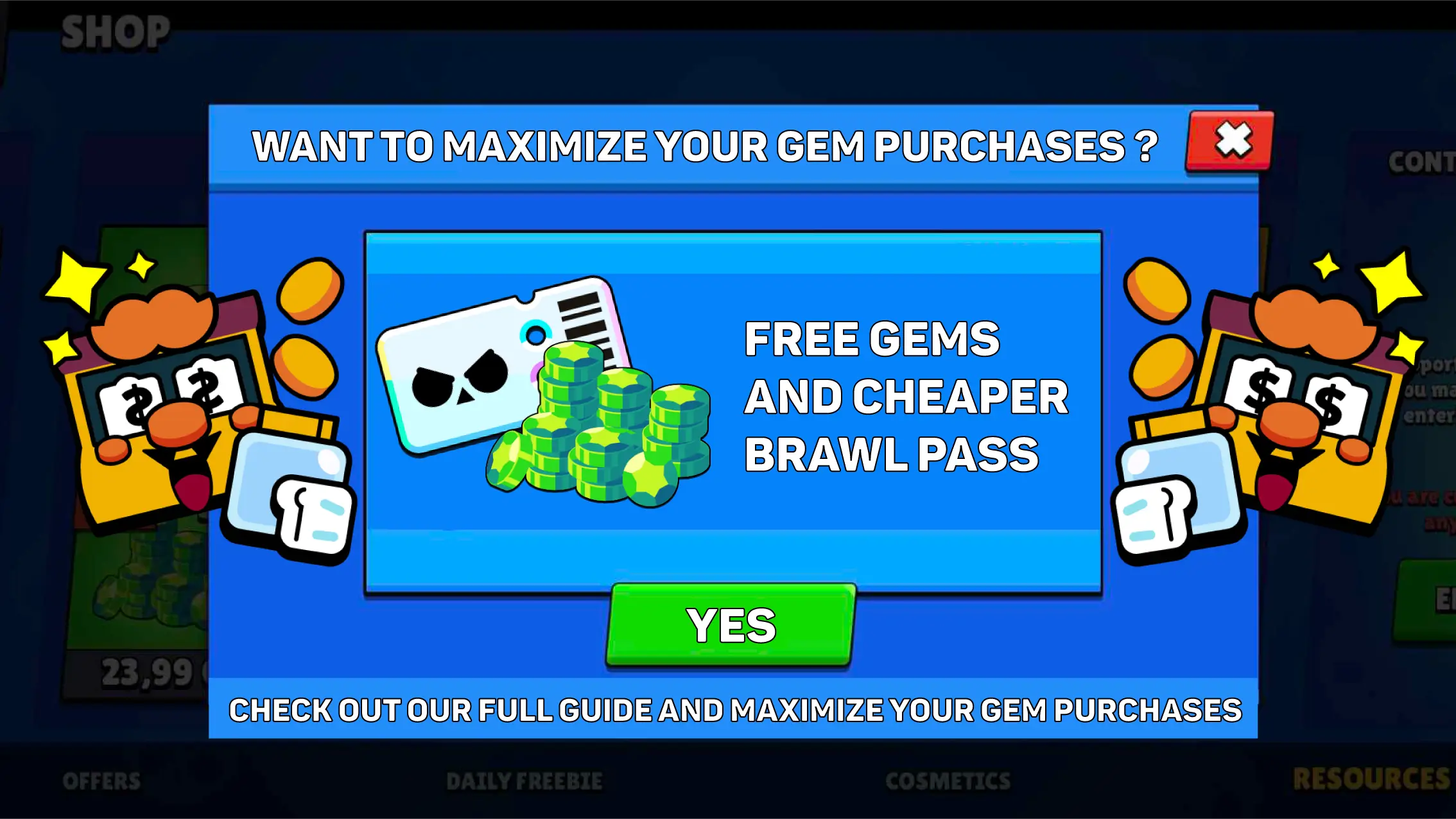 how to get free gems in brawl stars without brawl pass